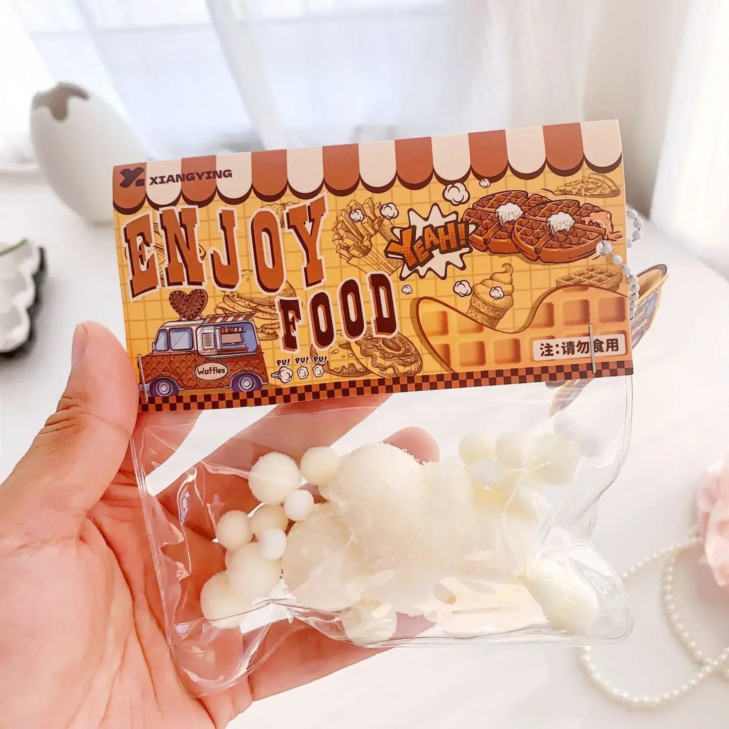Squishy Food Creative Kids Fidget Toy Simulation Exquisite Waffle Bread Toast Donuts Slow Rising Squeeze Stress Relief Toys