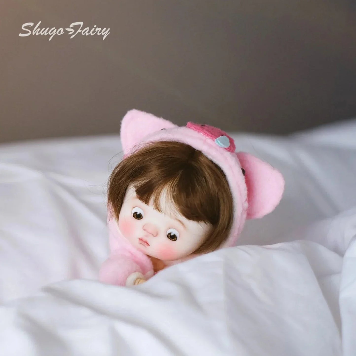 Shugafairy OB QBaby BJD Doll 1/11 Customized Fleshy Face Big Head Sweet Style Ball Jointed Dolls