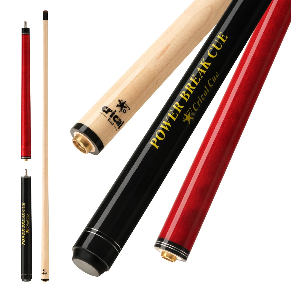Crical Break Jump Cue With 13mm Tip Professional Maple Shaft 3/8 * 8 Pin Joint Punch Jump Cue for Billiard Pool Cue Stick
