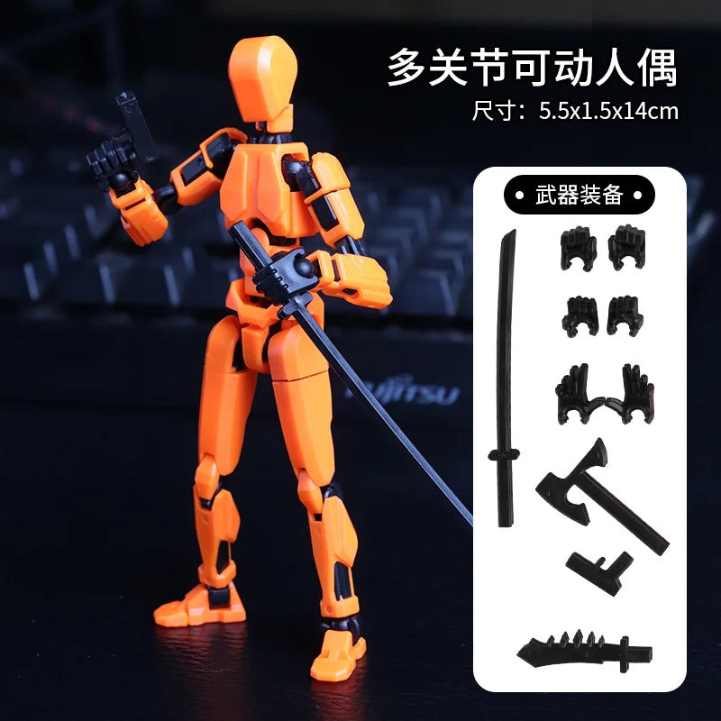 Dummy 13 Lucky Doll 13 Joint Movable 3D Printing Toy Dummy Doll DIY Decompression God