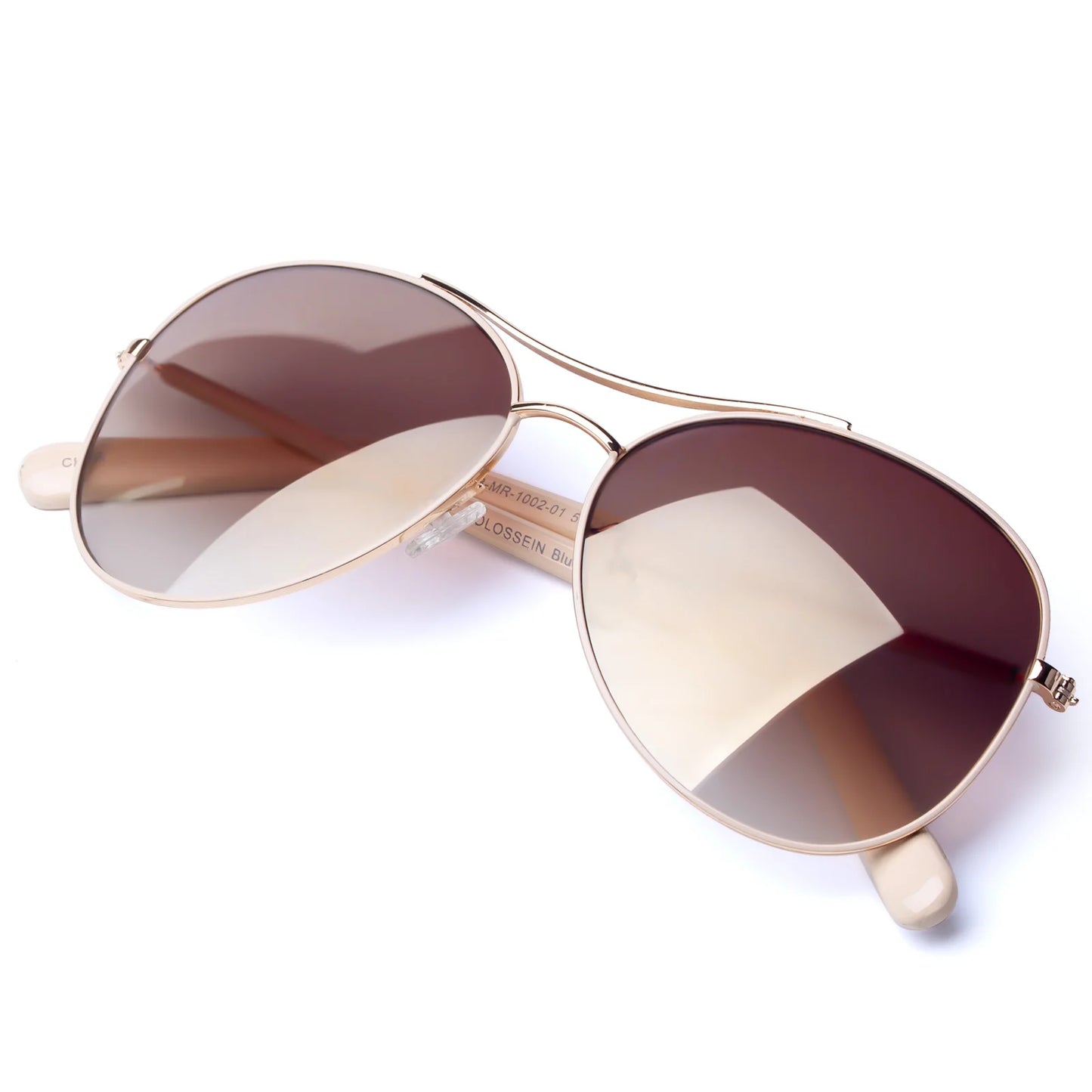 COLOSSEIN Luxury Vintage Sunglasses Women Glasses Ultralight Driving Pilot Sunglasses Men Gold Frame UV400 Eyewear