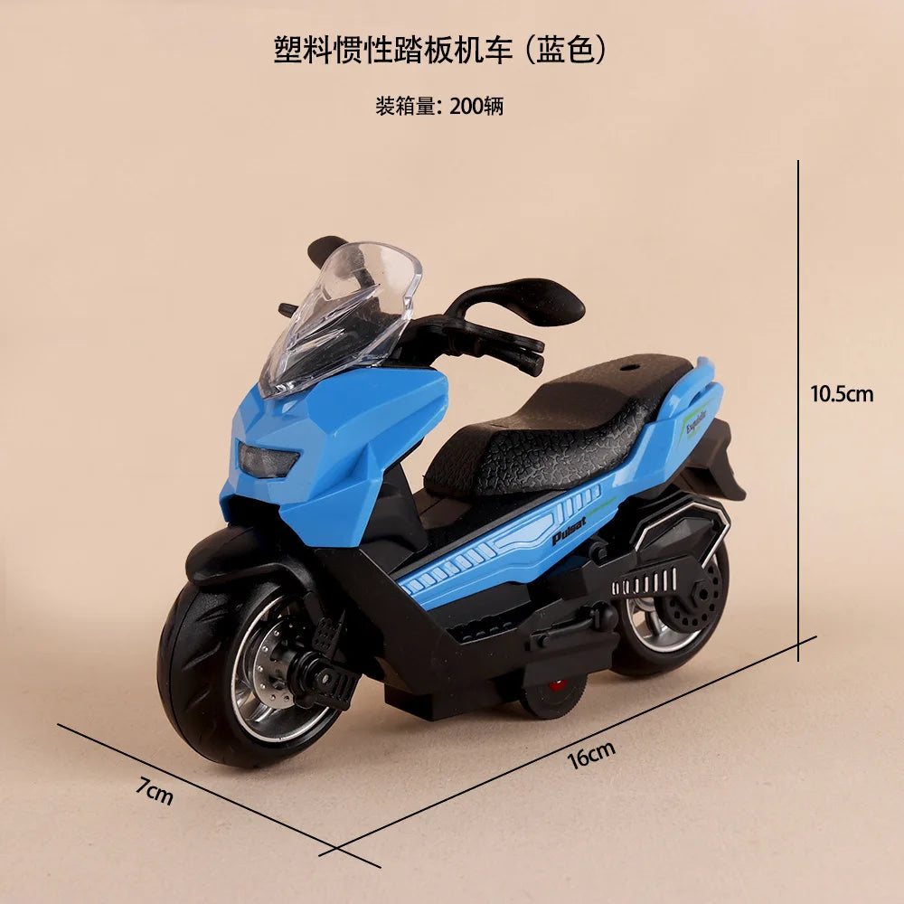 For 17cm Labubu Doll Black Leather Jacket & Inertia Bike Set Cool Biker Outfit Ropa Labubu Doll Accessory