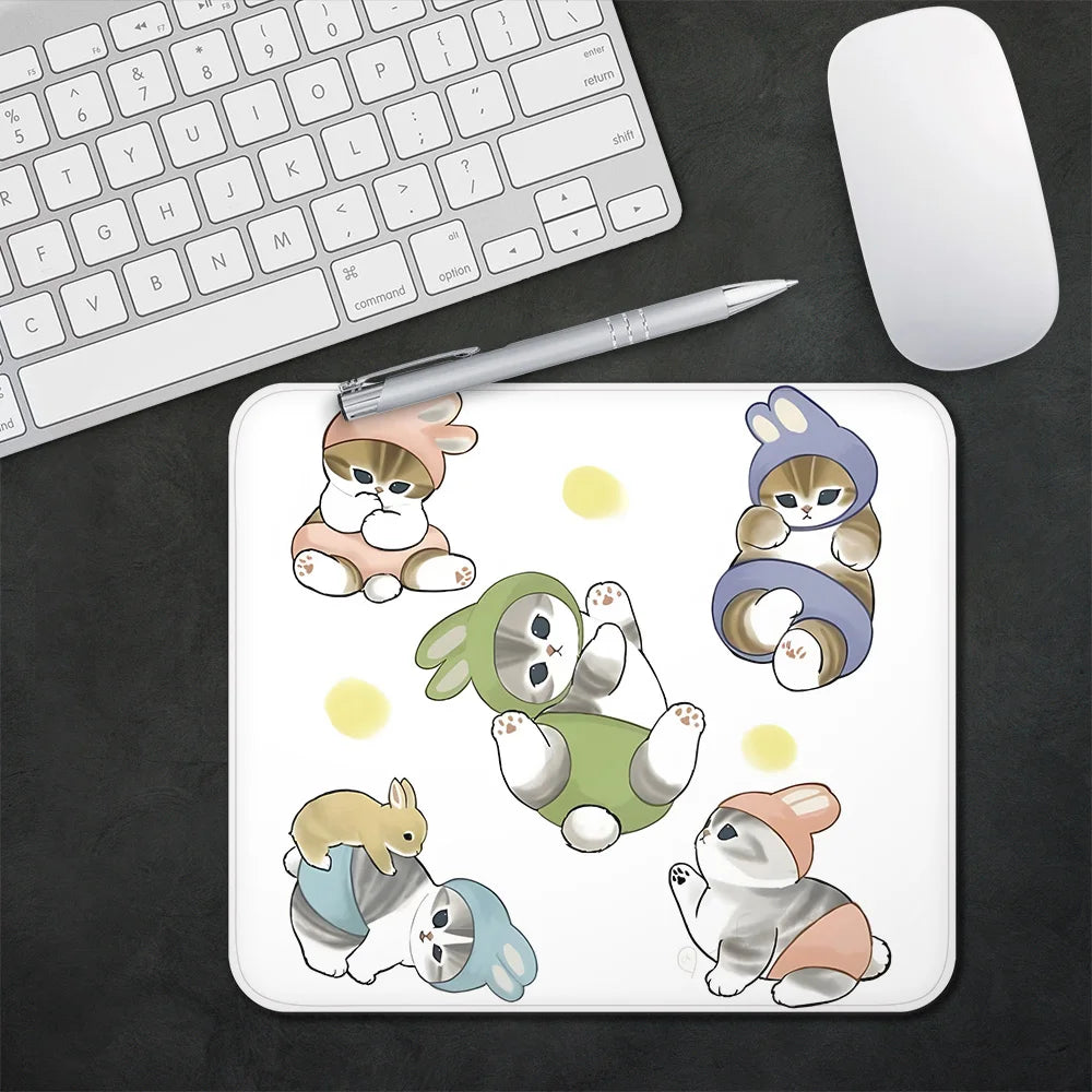Gaming Mouse Pad XS Small Mousepad for Cute Pusheens Cats PC Gamer Desktop Decoration Office Mouse Mat Deskmat Rug