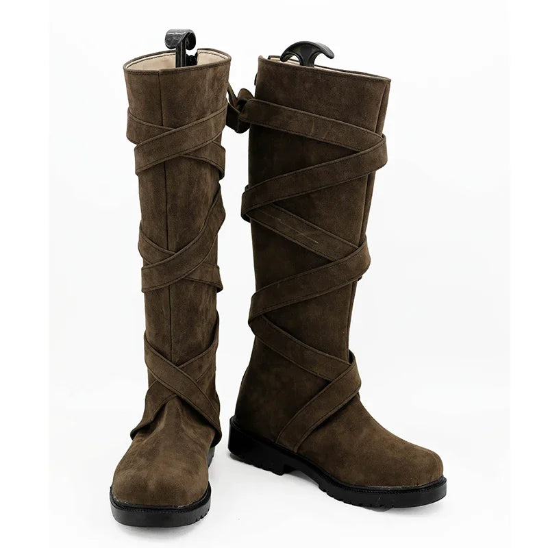 Movie Game Cosplay Boots Halloween Carnival Thrones Costume Made Halloween Party Shoes for Adult Women Man Halloween