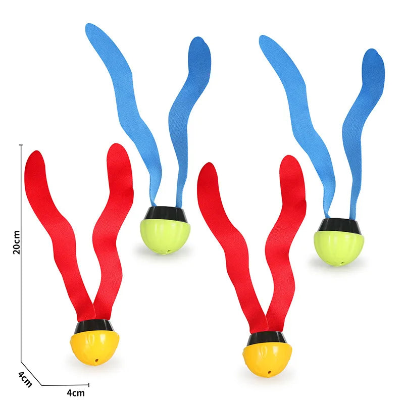 NEW Summer Children Swimming Octopus Pool Diving Toys Water Sports Water Play Toys Diving Stick Gem Underwater Grabbing Toys