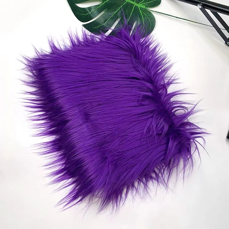 Faux Fur Fabric 46 Colors 160x50cm 8cm Soft Long Plush Handmade Doll/Clothing Shaggy Fabric