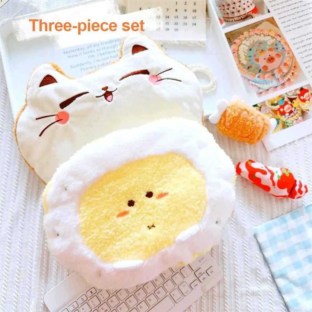 Doll Bed for Labubu Bed Contain 2 Pillows Sleeping Bag 1/12 BJD Doll GSC Body9 for Molly DOD YMY Obitsu11 Doll Accessories