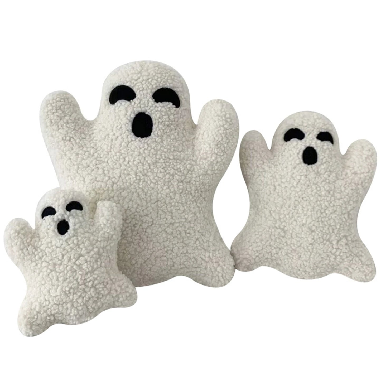 Cartoon Halloween Plush Ghosts Doll Comfortable PP Cotton Hugging Doll Gift for Birthday Halloween