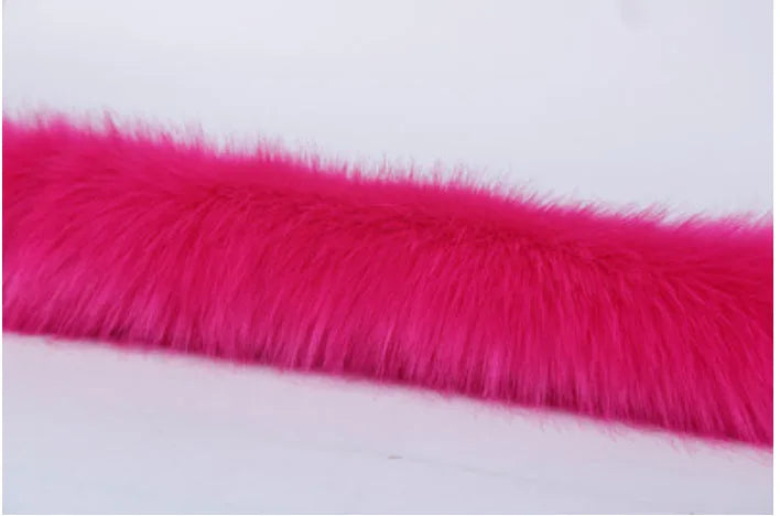 Wholsale Imitation Fox Plush Fur,cloth Counter Carpet Material,faux Fur Fabric,160cm*50cm/Pcs