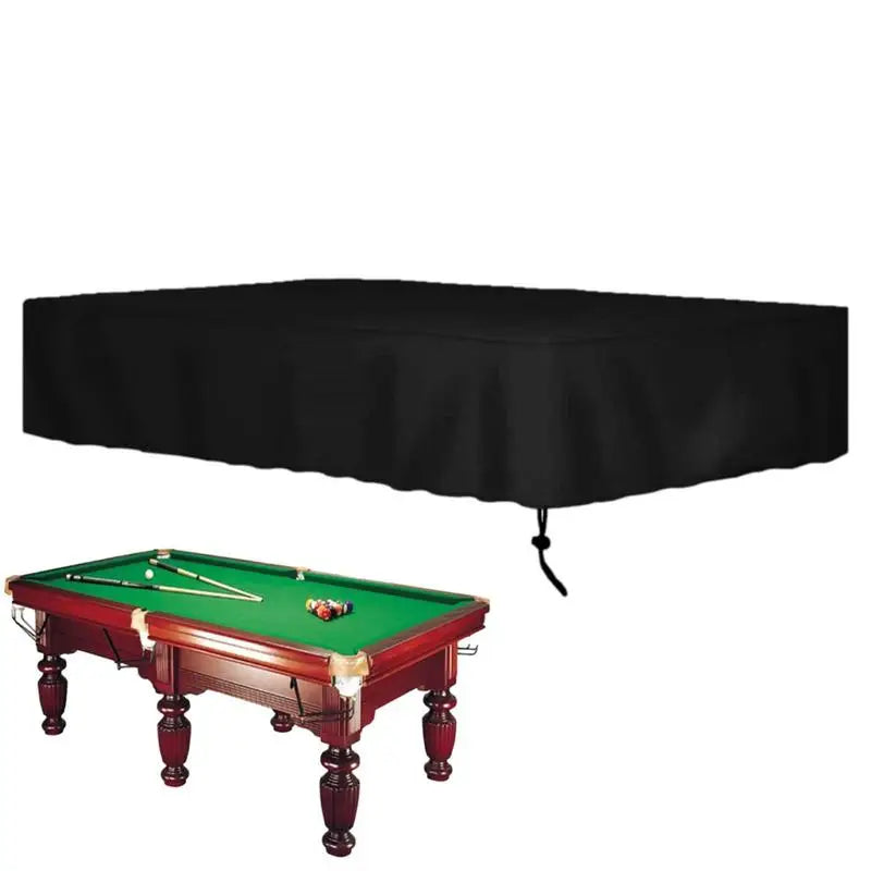 7 8 9 Foot Billiard Table Dust Cover Waterproof 210D Oxford Cloth Billiard Pool Table Full Cover With Drawstring Furniture Cover