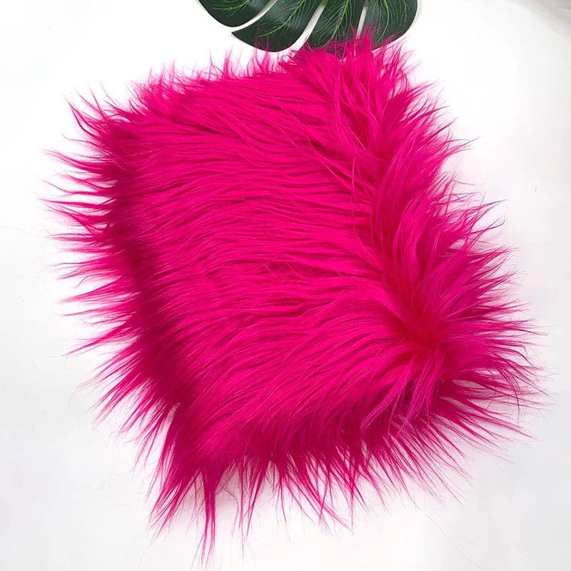 Faux Fur Fabric 46 Colors 160x50cm 8cm Soft Long Plush Handmade Doll/Clothing Shaggy Fabric