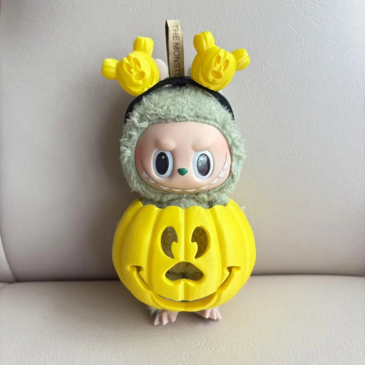 Clothes for Labubu Halloween Pumpkin Outfit Set for 1.0 3.0 Generation Vinyl Figure Collectible Decor Gift No Doll Included