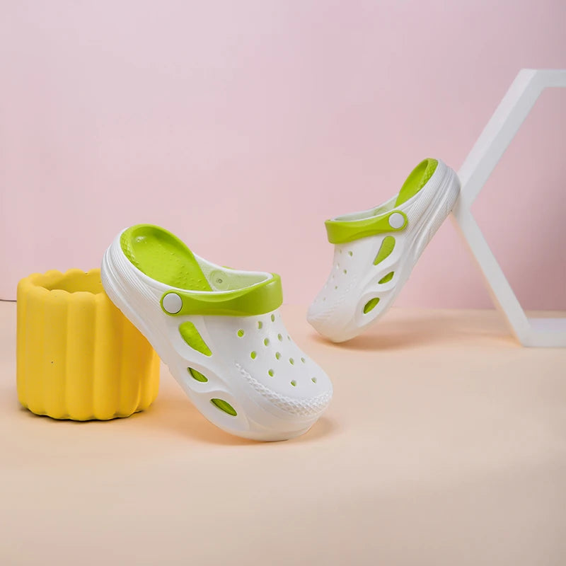Clogs Shoes for Kids Garden Shoes Infantil Water Shoes Nina Beach Slippers Children Kids Mules Sandals