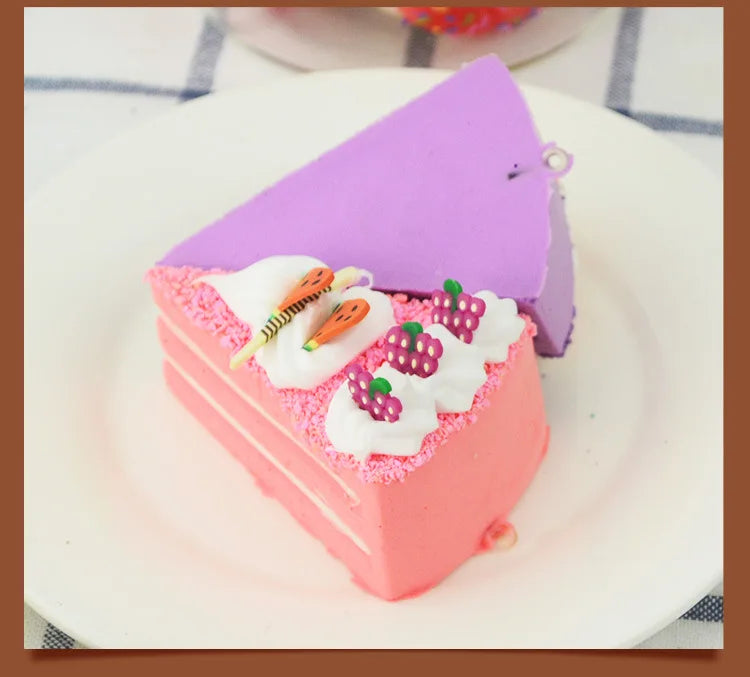 Toast Squishy Slow Rising Food Creative Simulation Bread Donuts Squeeze Stress Relief Kid Toys Spoof Tease People Desktop