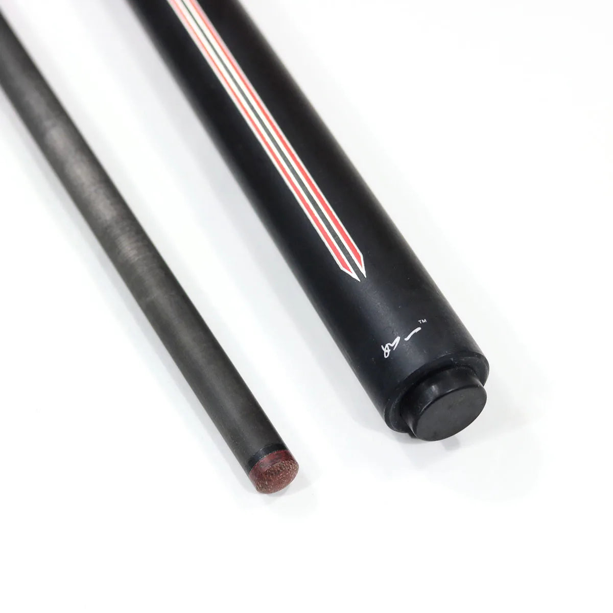 Snooker Pool Sport Game Graphite 3-Pc Break Jump Carbon Fiber Pounch Billiard Pool Cue