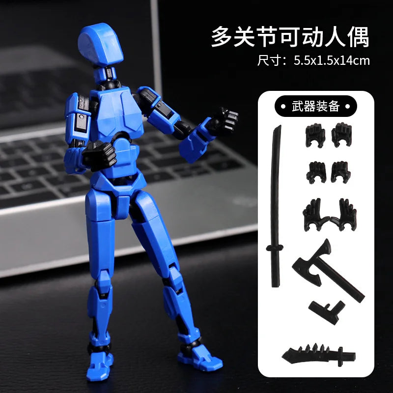 Dummy 13 Lucky Doll 13 Joint Movable 3D Printing Toy Dummy Doll DIY Decompression God