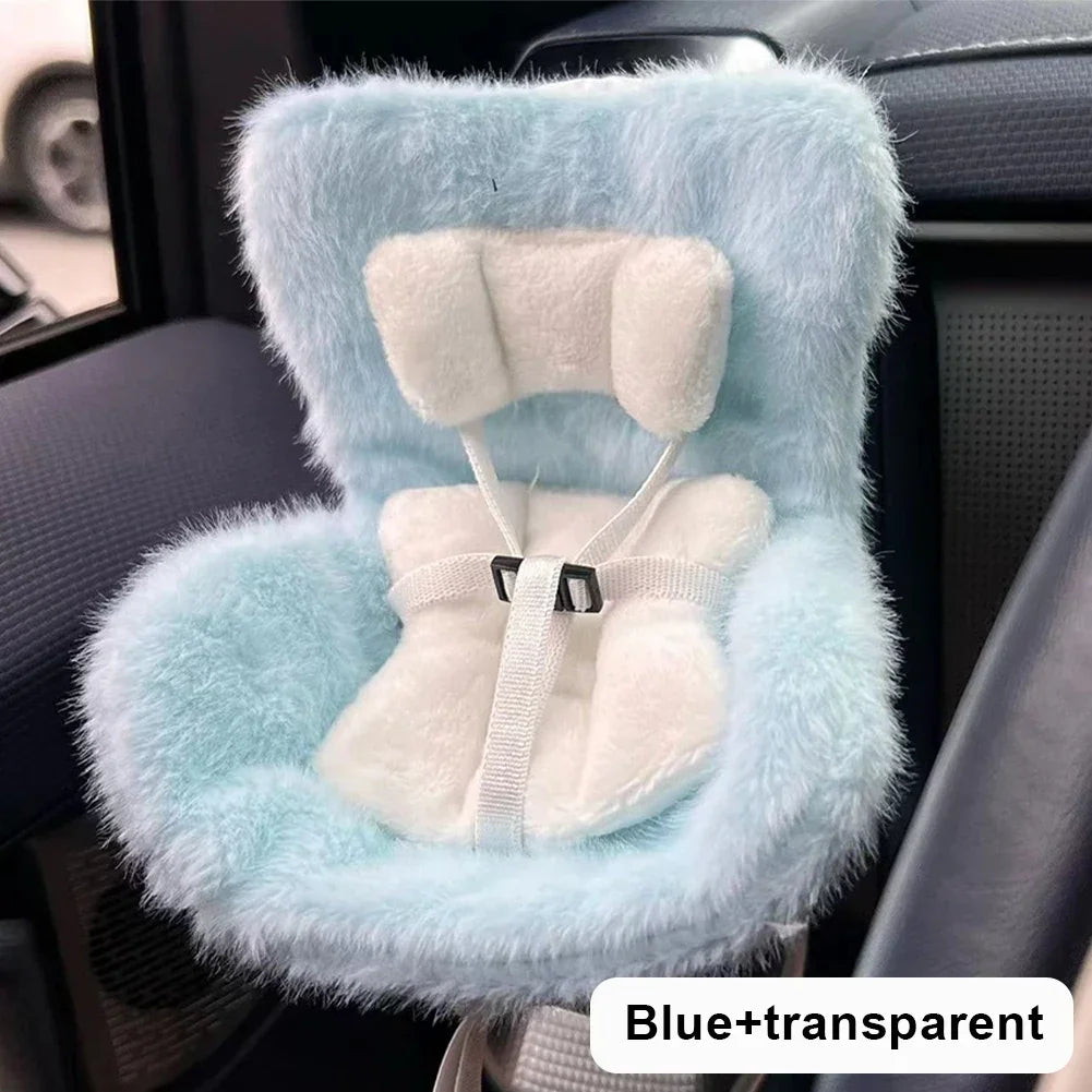 Suitable for 17cm Labubu Cute Doll Cute Car Safety Seat Car Air Outlet Decoration Car Interior Decoration Ornament