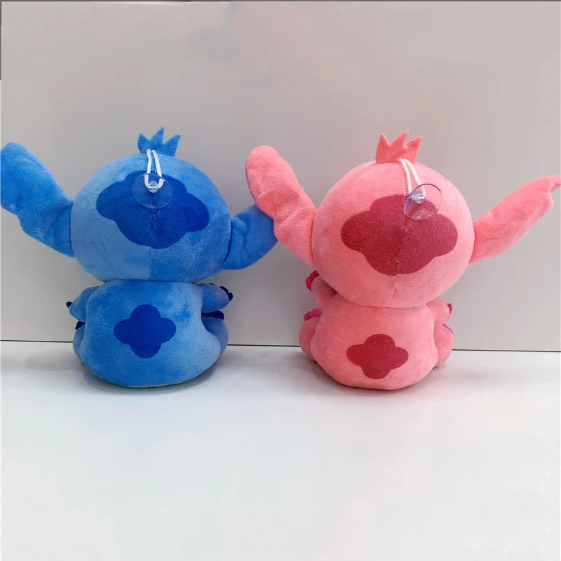 20cm Anime Stitch Plush Stuffed Kawaii Toys TV Same Paragraph Role Pendant Doll Kids Birthday Gifts Couple Models