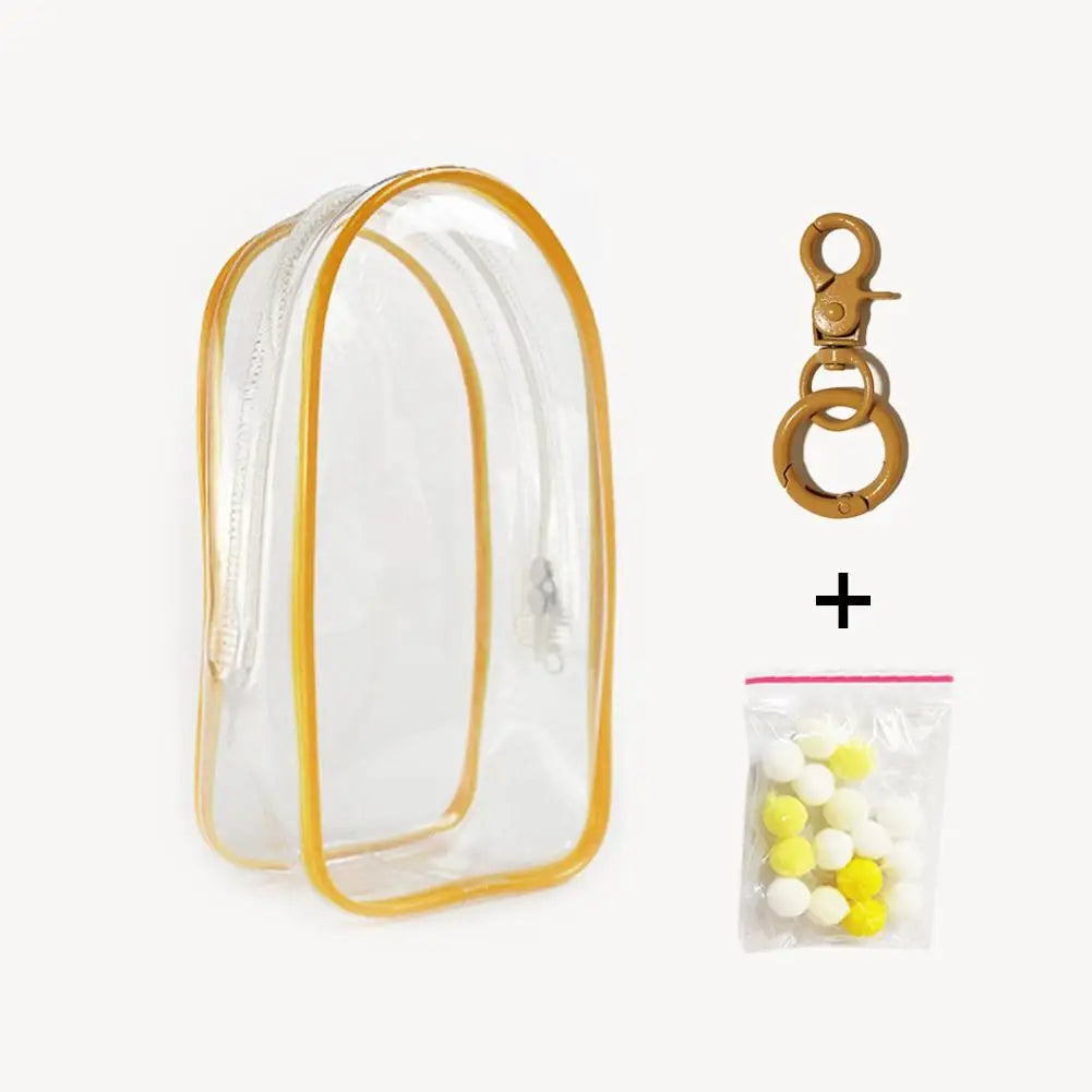 1Pc 19.5*10.5*5cm Mystery Box Storage Case Doll Organizer Box Square Plush Dolls Display Bag for Labubu Doll Accessories