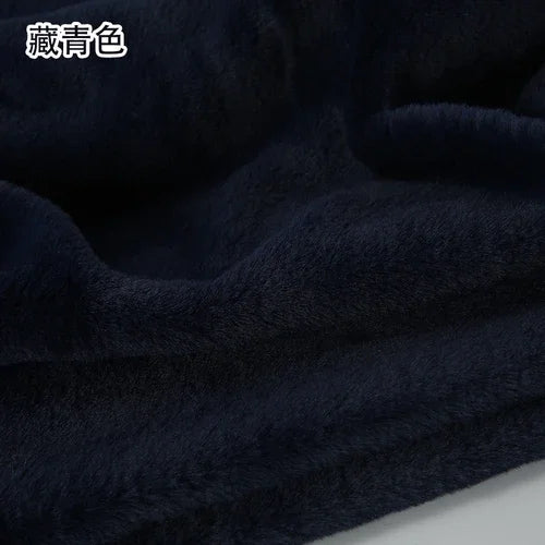 40x50cm Faux Rabbit Fur Fabric 8mm Encrypted Soft Fur Short Plush 100% Polyester Handmade DIY Clothing Home Textiles Scarf Doll