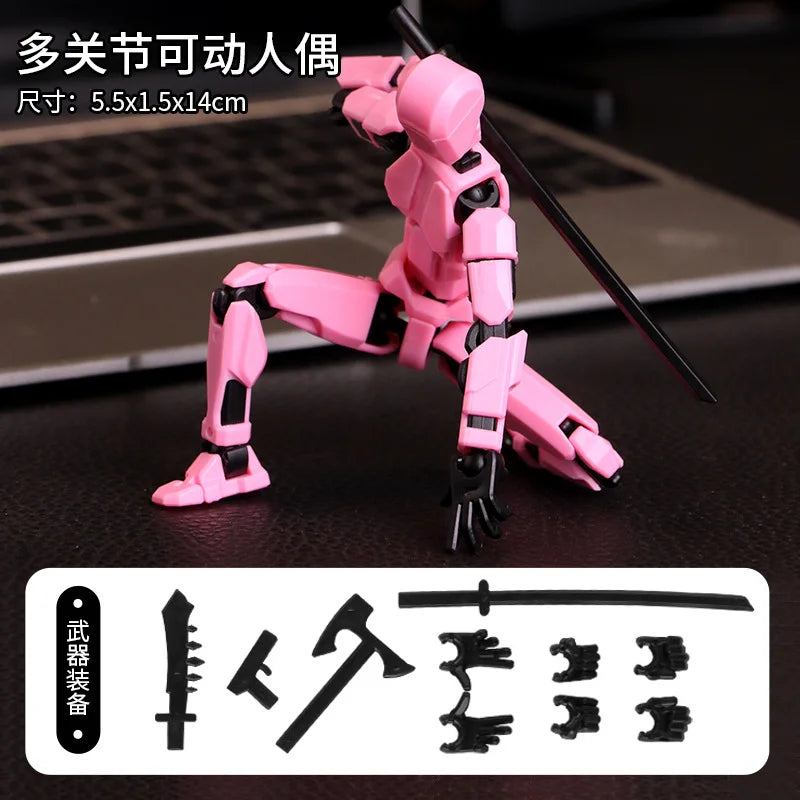 Dummy 13 Lucky Doll 13 Joint Movable 3D Printing Toy Dummy Doll DIY Decompression God
