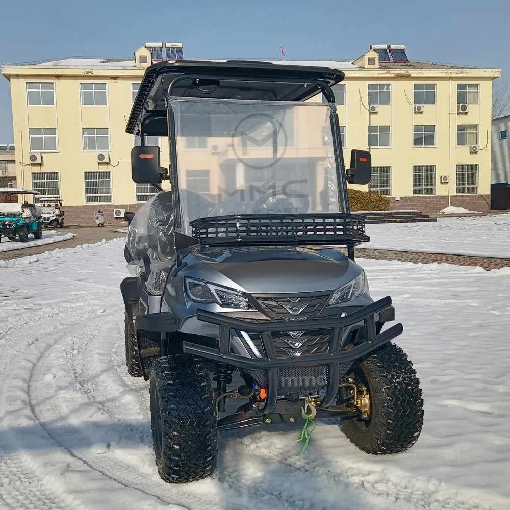 CE Approved 4 Wheel 4 Seater Electric Golf Buggy Adult Utility Vehicle Club Car ATV 72V Lithium Battery Electric Golf Cart
