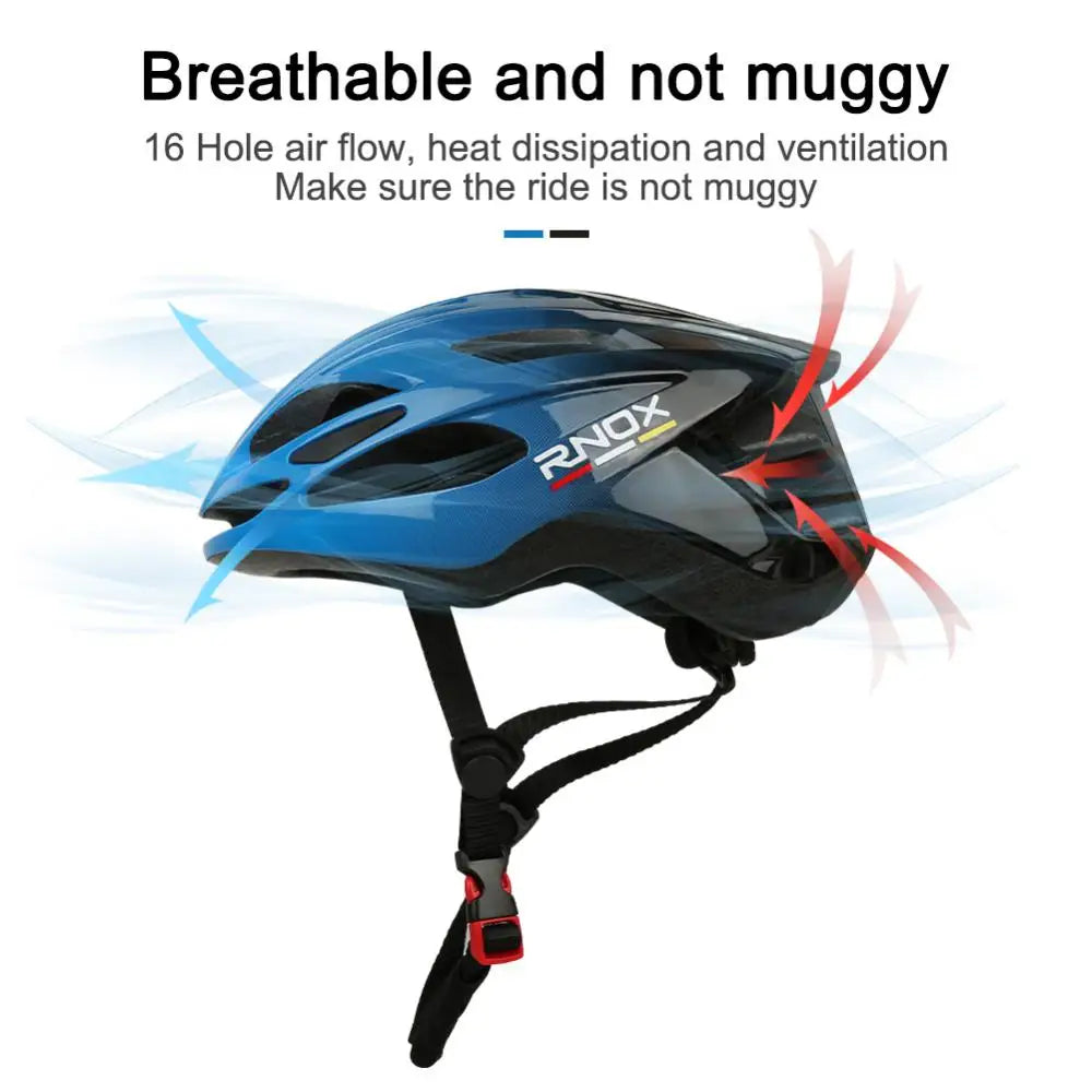 RNOX 2025 New Ultralight Cycling Helmet Cycling Safety Cap Bicycle Helmet for Women Men Racing Bike Equipments MTB Helmets