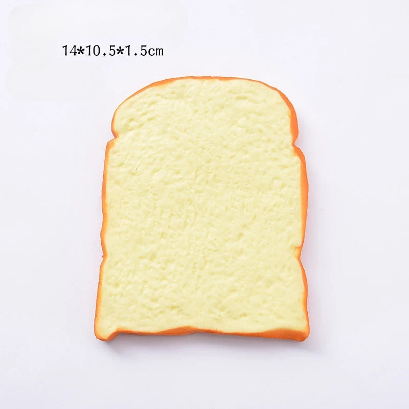 Squishy Food Creative Simulation Bread Toast Donuts Slow Rising Squeeze Stress Relief Toys Spoof Tease People Desktop Decoration