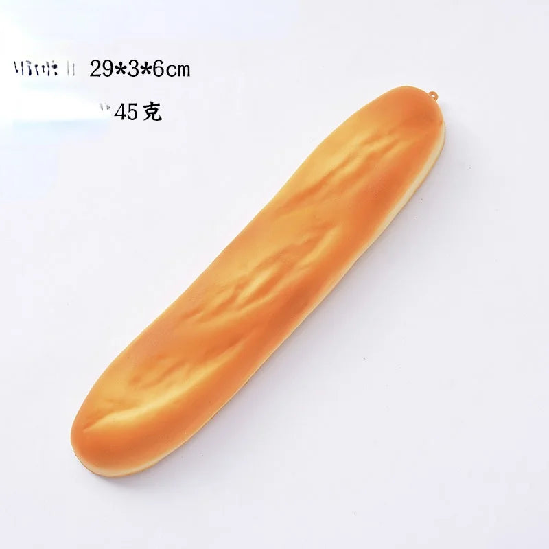 Creative Simulation Bread Toast Donuts Squeeze Stress Relief Toys Spoof Artificial Bread Simulation Food Desktop Decoration