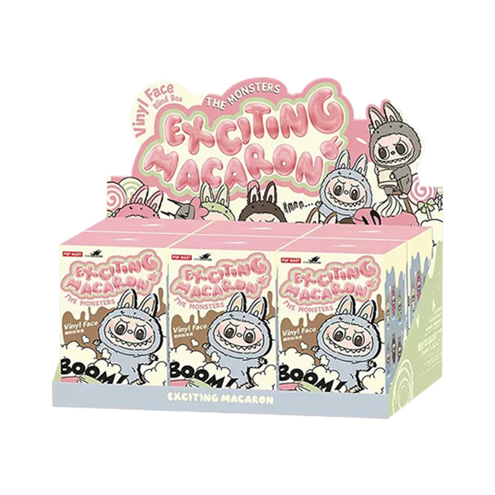 Kawaii Labubu the Monsters Series Plush Blind Box Keychain Pendant Exciting Macaron Have a Seat Mystery Box Doll Figure Toys