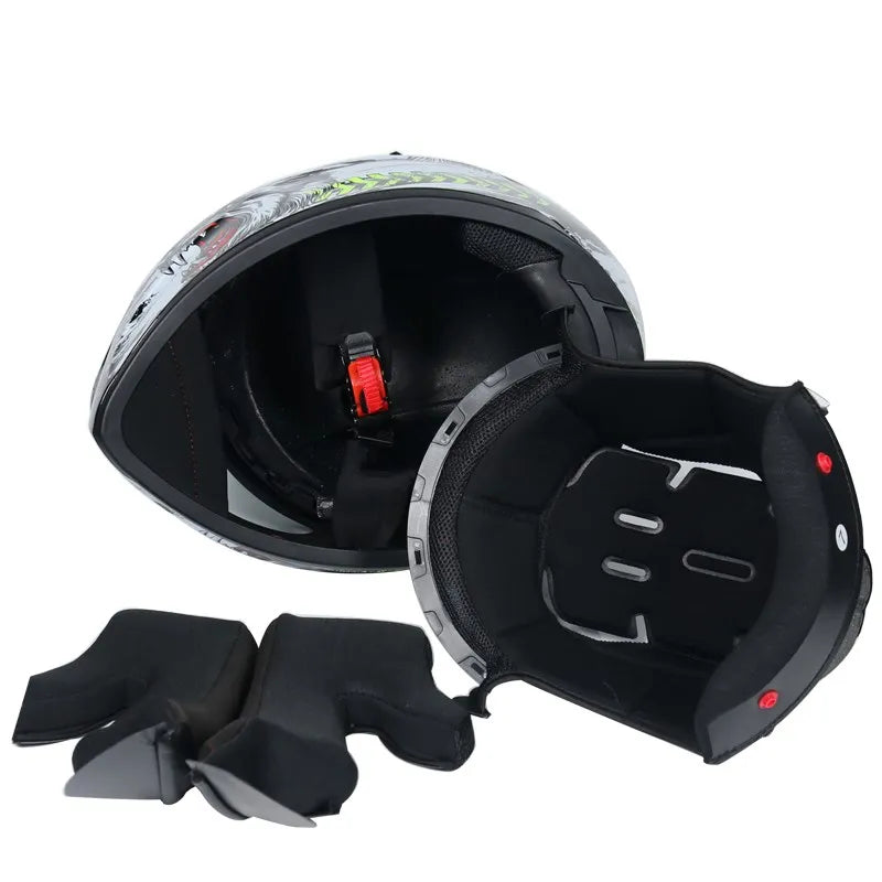 Men Motorcycle Helmet Women Full Face Warm Winter Motor Bike Moto Scooter Motorbike Helmets
