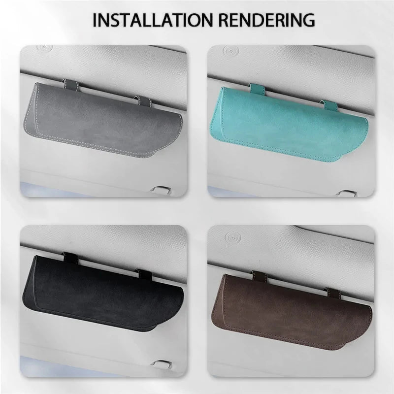 Car Glasses Case Organizer Storage Car Eyeglass Case Glasses Box for Car Sun Visor Organizer Sunglasses for BMW Glasses Case