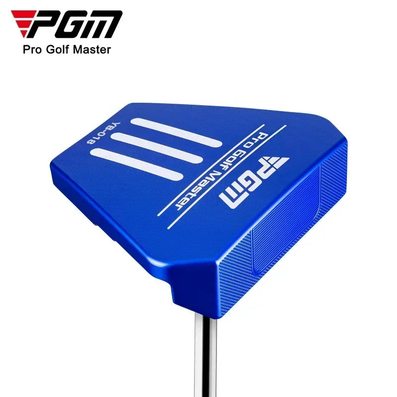 PGM New Golf Putter Stainless Steel Shaft Flat-Push Club Reversible Handle Aiming Post Easy to Use for Beginners