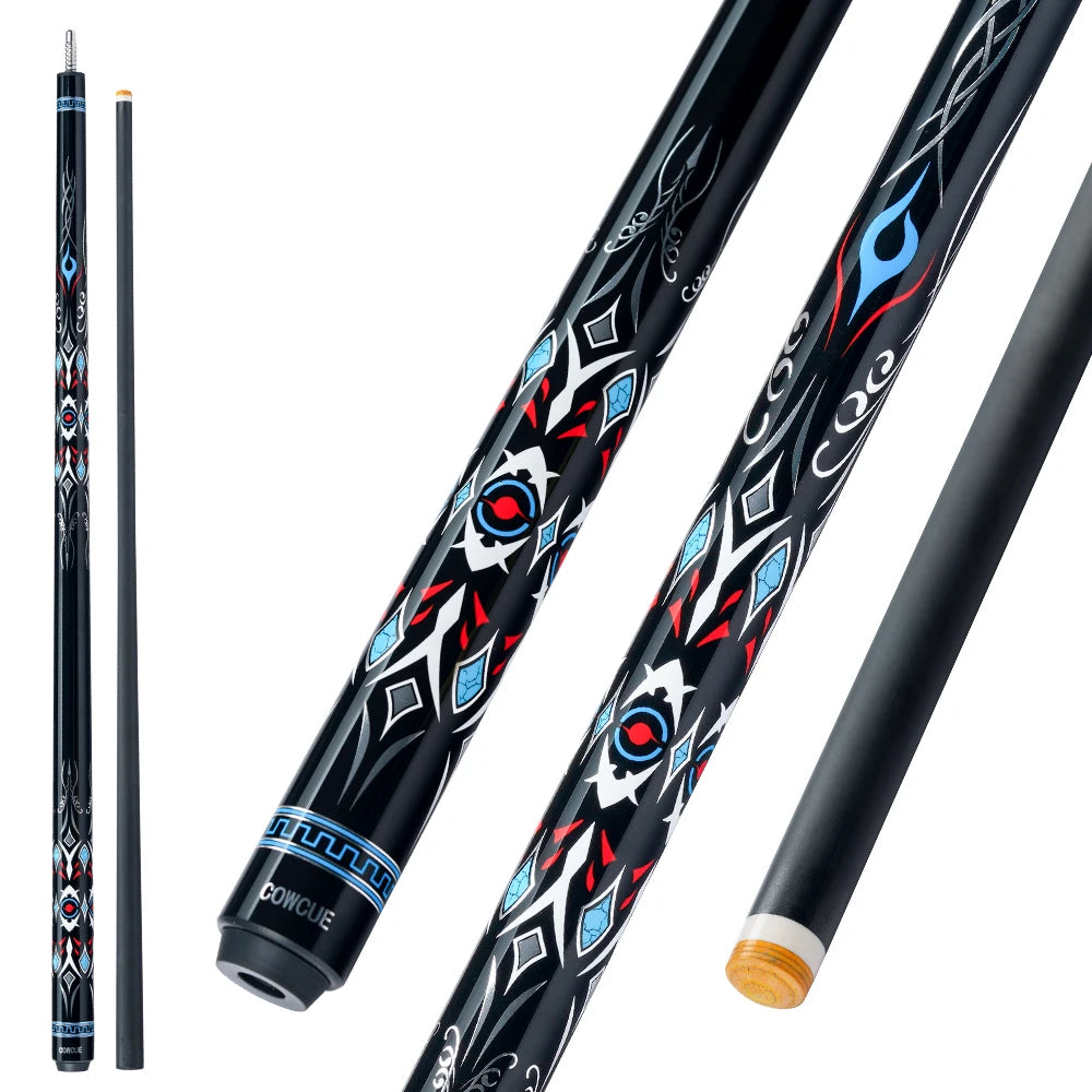 CRICAL Carbon Fiber Pool Cue Stick Billiard Cue Sticks Professional Low Deflection Pool Sticks With 12.5mm Tip and Radial Joint
