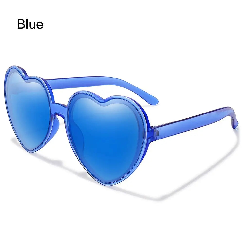 Summer Heart Sunglasses Trendy Heart Shaped Sun Glasses for Women Party Halloween Cosplay Glasses UV400 Protection Eyewear