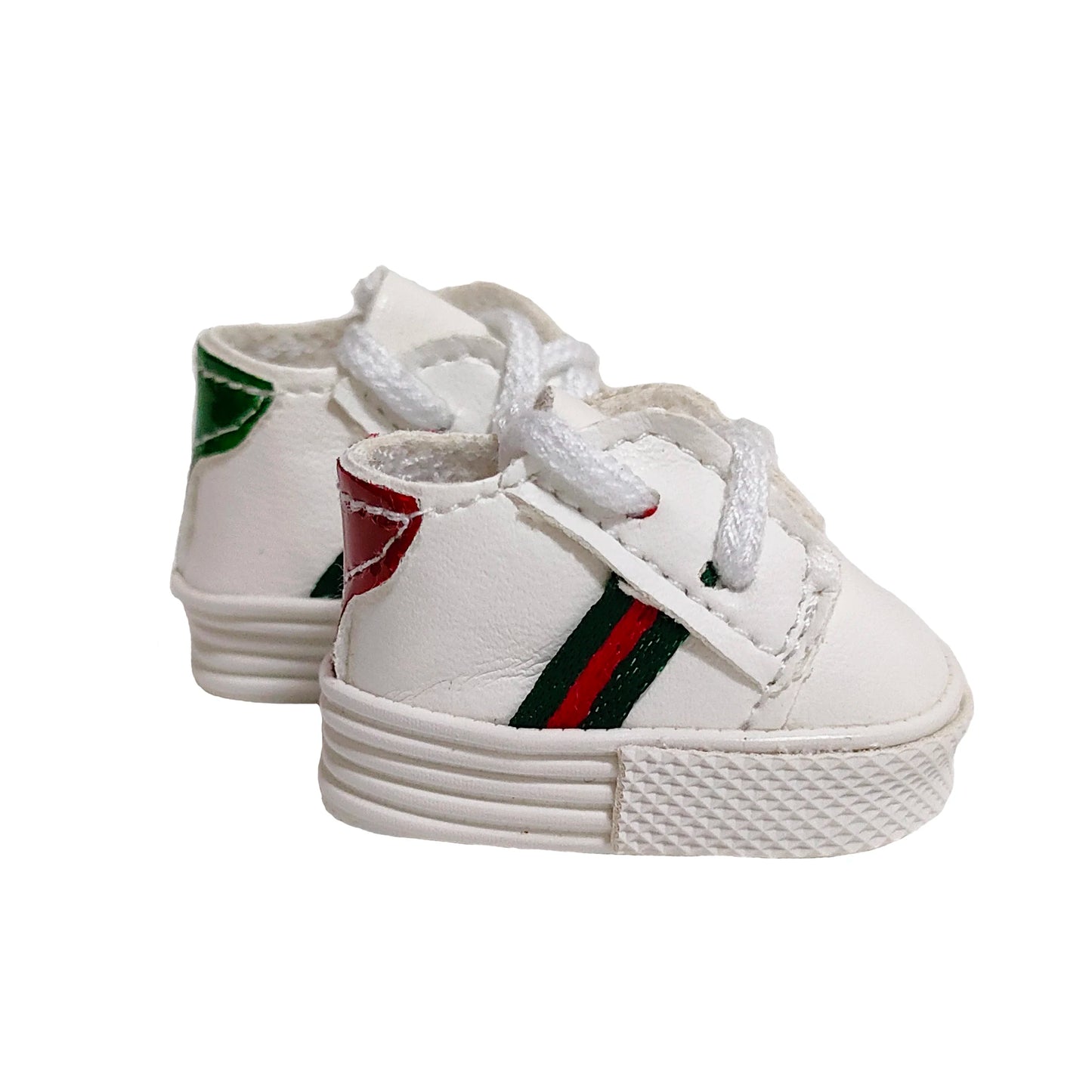 Labubu Shoes (4*1.8cm) Doll Sneakers ,For 17cm Macaron Plush and 15cm EXO Cotton Doll and 1/6 BJD Doll Clothes Shoe Accessoires