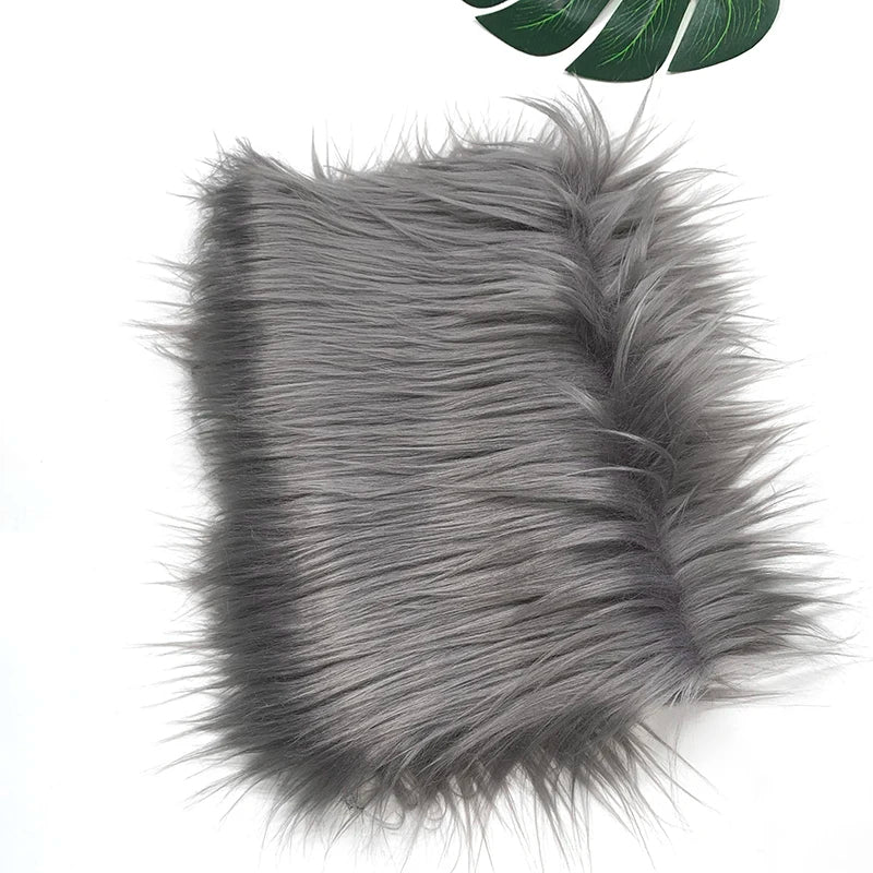 Faux Fur Fabric 46 Colors 160x50cm 8cm Soft Long Plush Handmade Doll/Clothing Shaggy Fabric