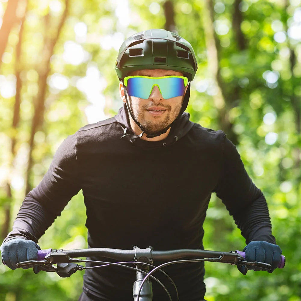Portable Photochromic Sports Glasses Men's and Women's Bike Eyewear Mountain MTB Cycling UV400 Sunglasses Bicycle Road Goggles
