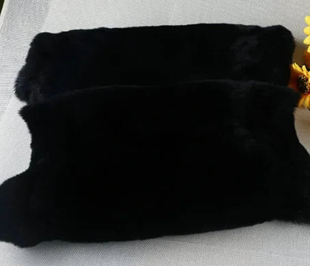 40cm X 24cm High-Quality Rex Rabbit Fur, Rex Rabbit Fur Scarf, Fur Collar, Hand Covered Pocket, Cuffs, Vamp, Kneepad Doll Making