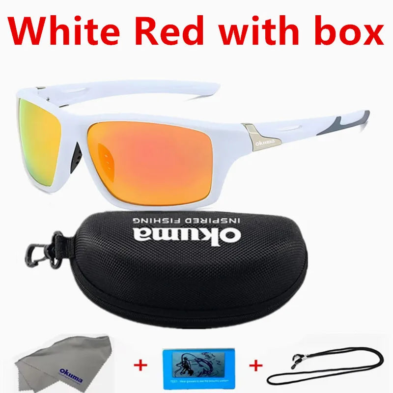 Okuma New Polarized Fishing Sunglasses UV400 Cycling, Driving, Hunting, Outdoor Sports Equipment Available in 5 Colors