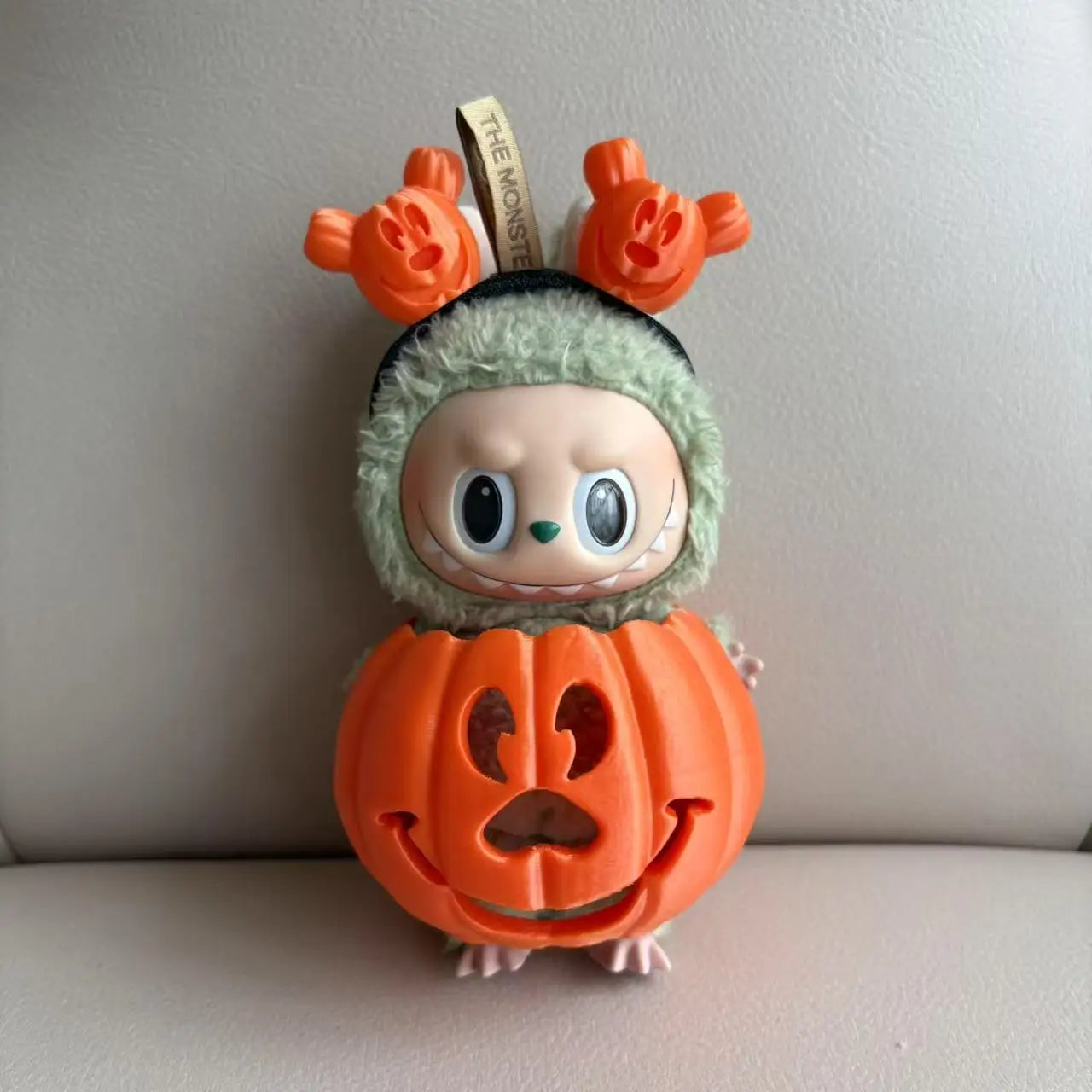Clothes for Labubu Halloween Pumpkin Outfit Set for 1.0 3.0 Generation Vinyl Figure Collectible Decor Gift No Doll Included