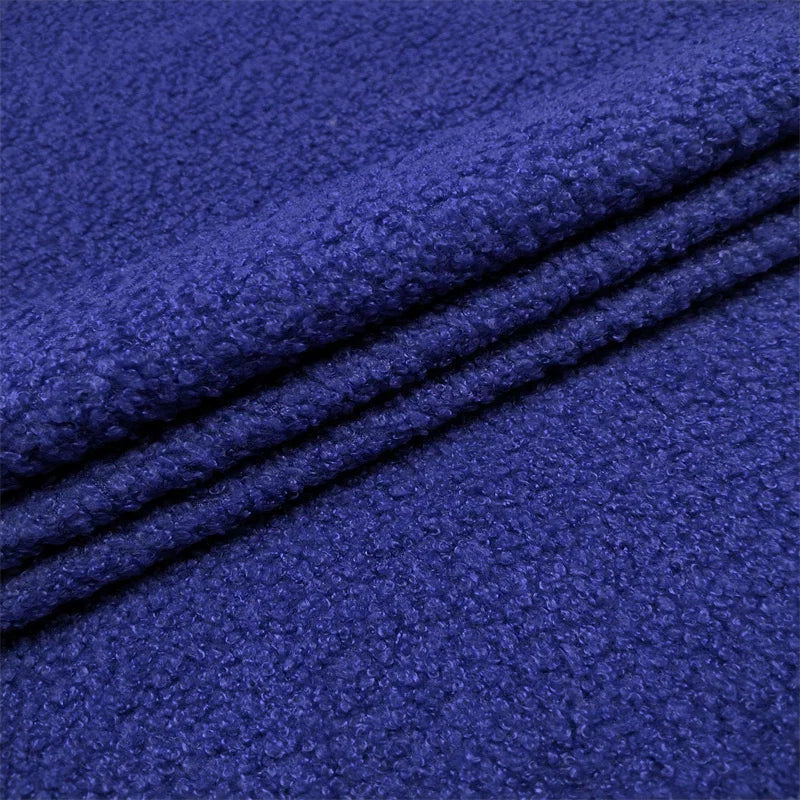 Stretch Fabric Fur Plain by the Meter for Children's Clothes Dolls Sewing Winter Coats White Teddy Hair Plush Cloth Smooth Drape