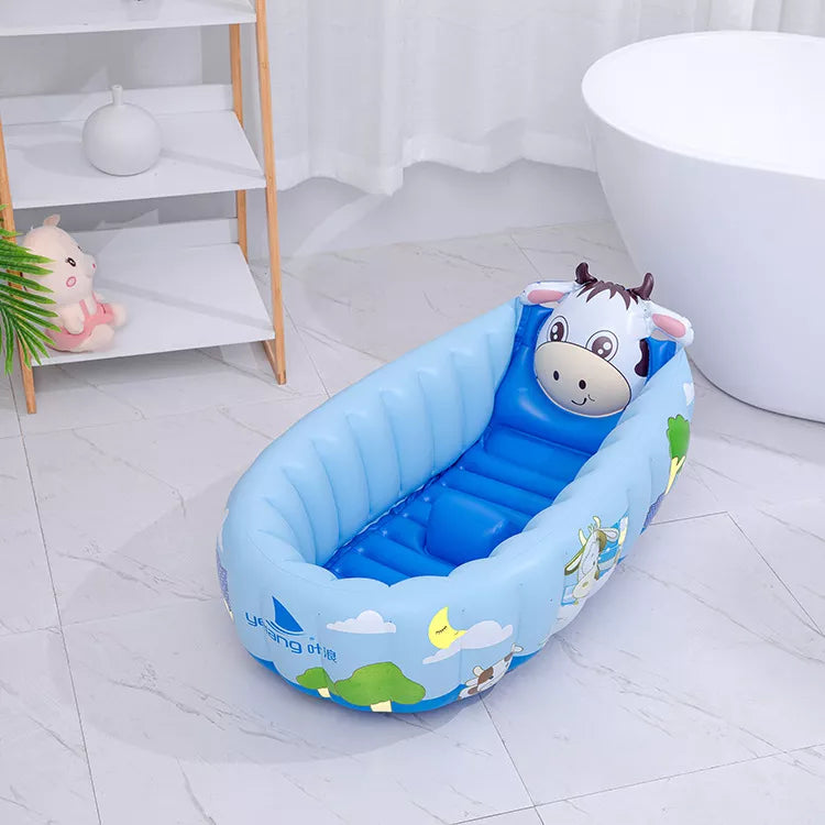 HappyFlute Baby Swimming BathTub Kids Portable Outdoor Inflatable Pool Children Basin Bathtub Newborns Swimming Pool