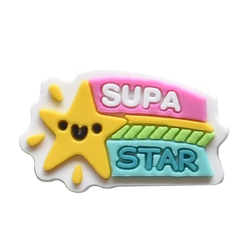 Eye Symbol Shoe Charms for Crocs Sandals Women Clogs Pins Shoe Decorations Accessory Men Badges Girls Kids Shoes Accessories