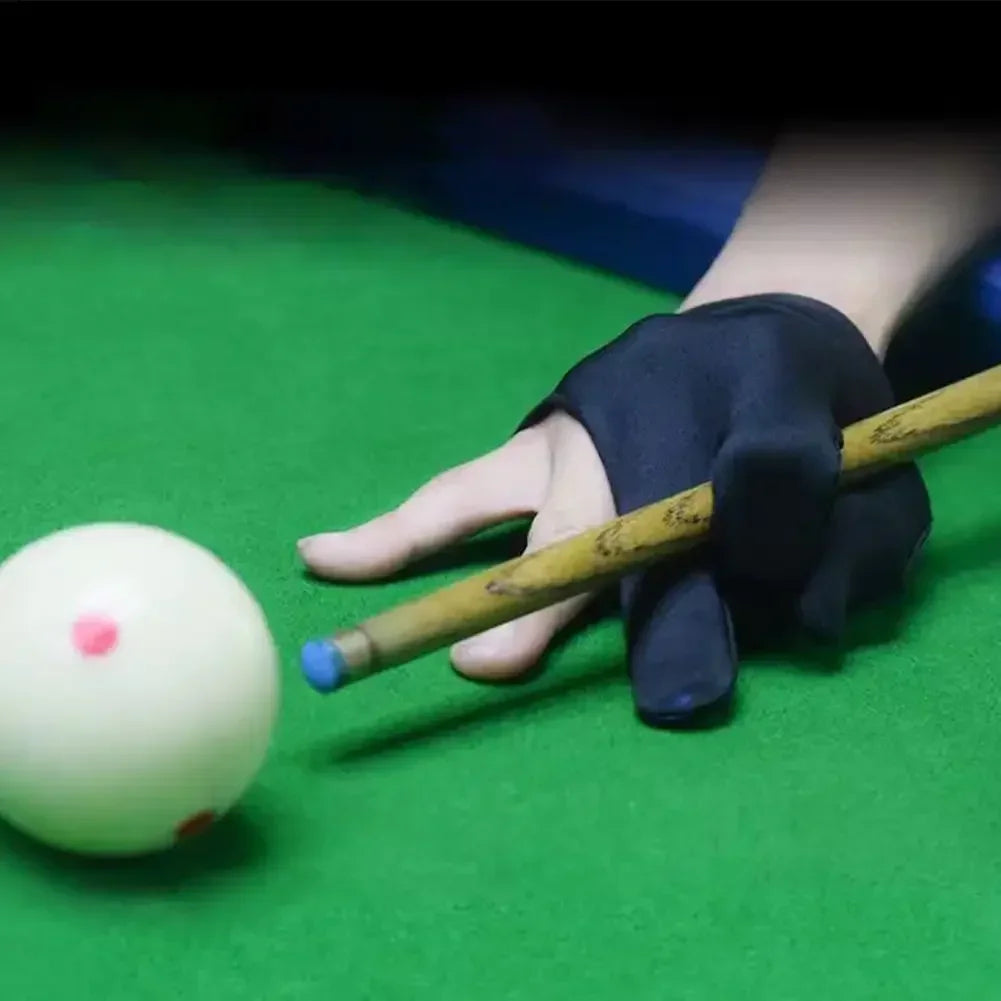 High Quality Snooker Billiard Cue Glove Pool Left Hand Open Three Finger Accessory Fitness Accessories for Men and Women