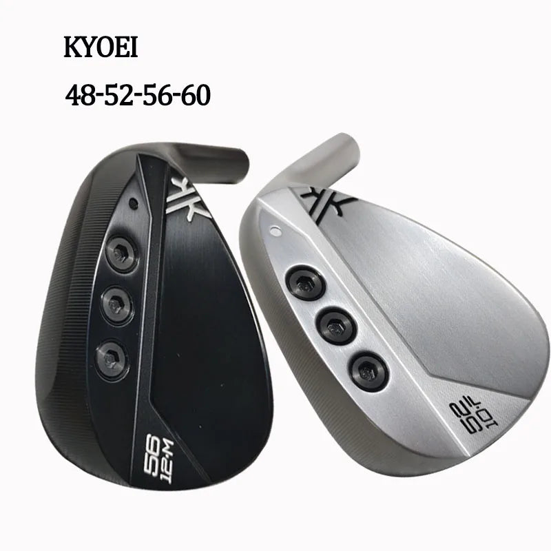 KYOEI Wedges Set 48 52 56 60 Degree Black/Silver Forged Golf Wedge Head Only CNC Milled High-Quality No Shaft KYOEI Golf