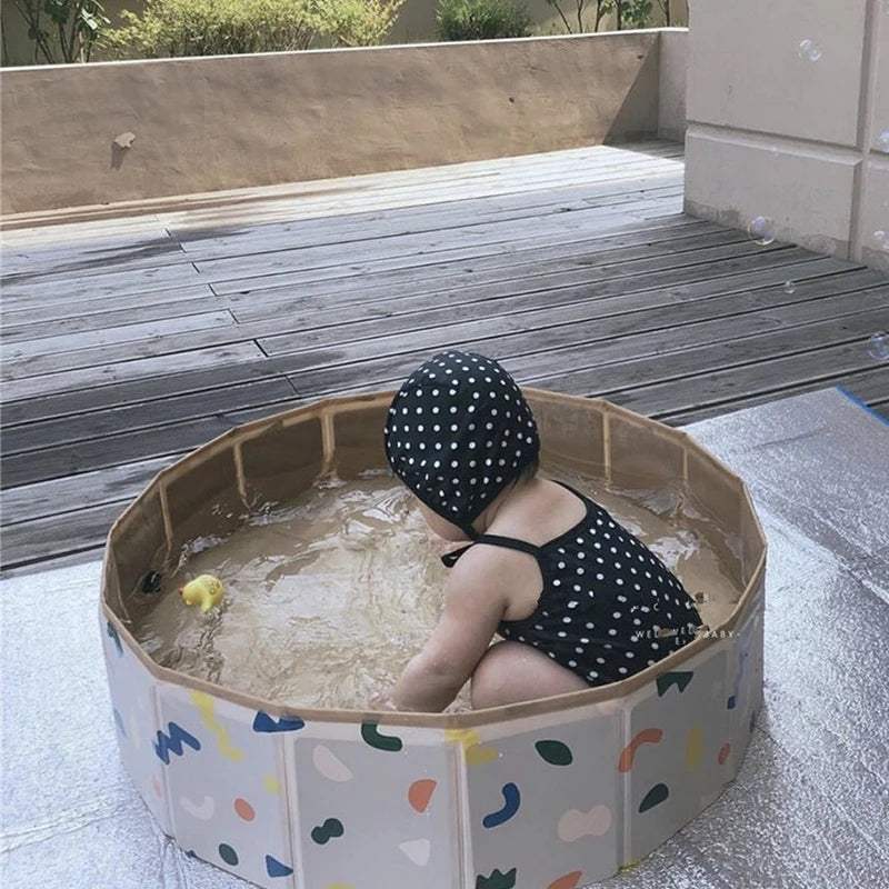 Diameter 80cm Foldable Swimming Pool Baby Toys Fshion Thickened Ocean Balls Tent Toys for Children Summer Toy Balls Pool Indoor