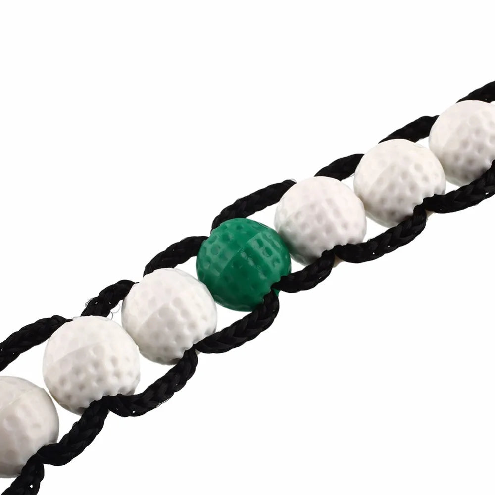 Golf Score Counter Golf Stroke Score Counter Plastic Golf Ball Beads Putt Counter Training Accessories Aids Easy to Use