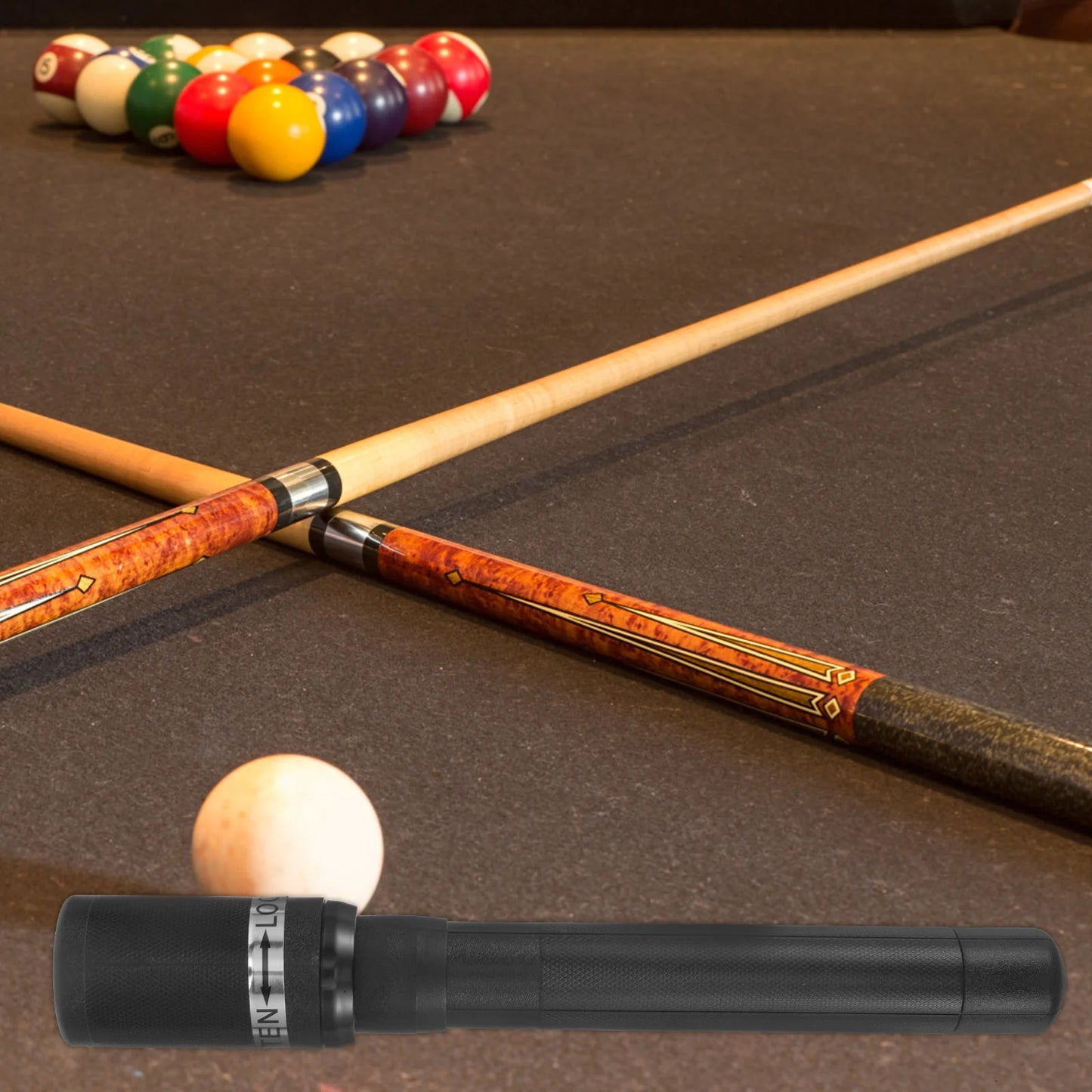 Pool Stick Extension Golfs Cue Extender Portable Rod Accessories Plastic Shaft Section Billiard Snooker Balls Pool Kit