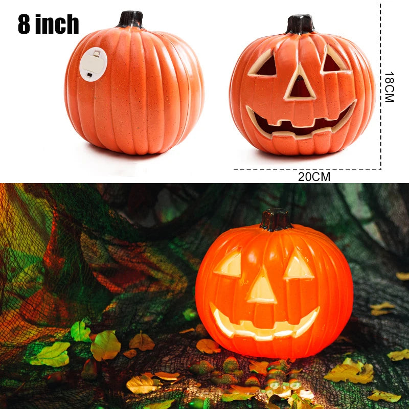 Halloween Decoration Scream Pumpkin Led Festival Accessories Decorations Bright Materials Ring Light Fairy Lights Night Outdoor